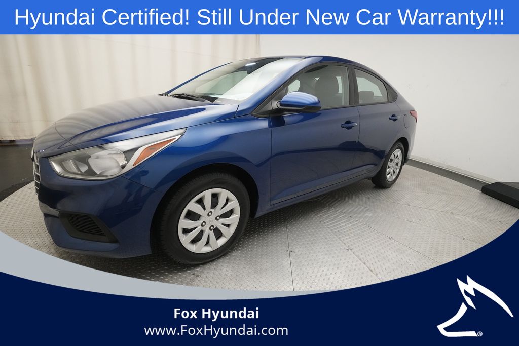 Admiral Blue Pearl 2022 Hyundai Accent SE FWD Sedan Front-Wheel Drive Continuously Variable Transmission