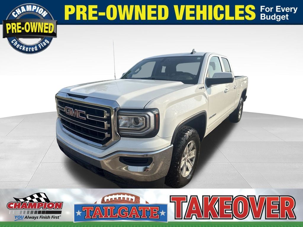 Summit White 2018 GMC Sierra 1500 Pickup Truck Four-Wheel Drive 6-Speed Automatic Overdrive