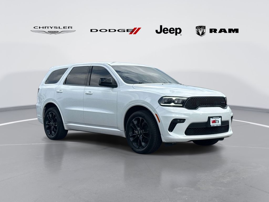 White 2021 Dodge Durango SXT Plus RWD SUV / Crossover Rear-Wheel Drive 8-Speed Automatic