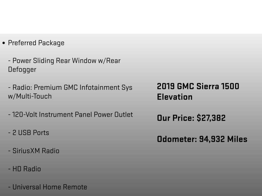2019 GMC Sierra 1500 Elevation - 11