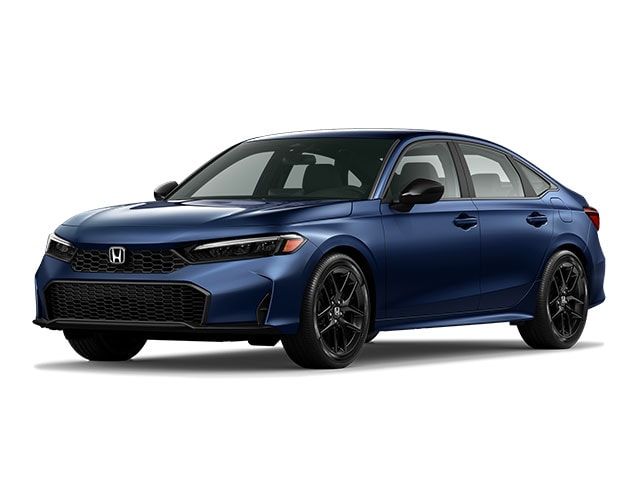 Blue Lagoon Pearl 2026 Honda Civic Sedan Front-Wheel Drive Continuously Variable Transmission