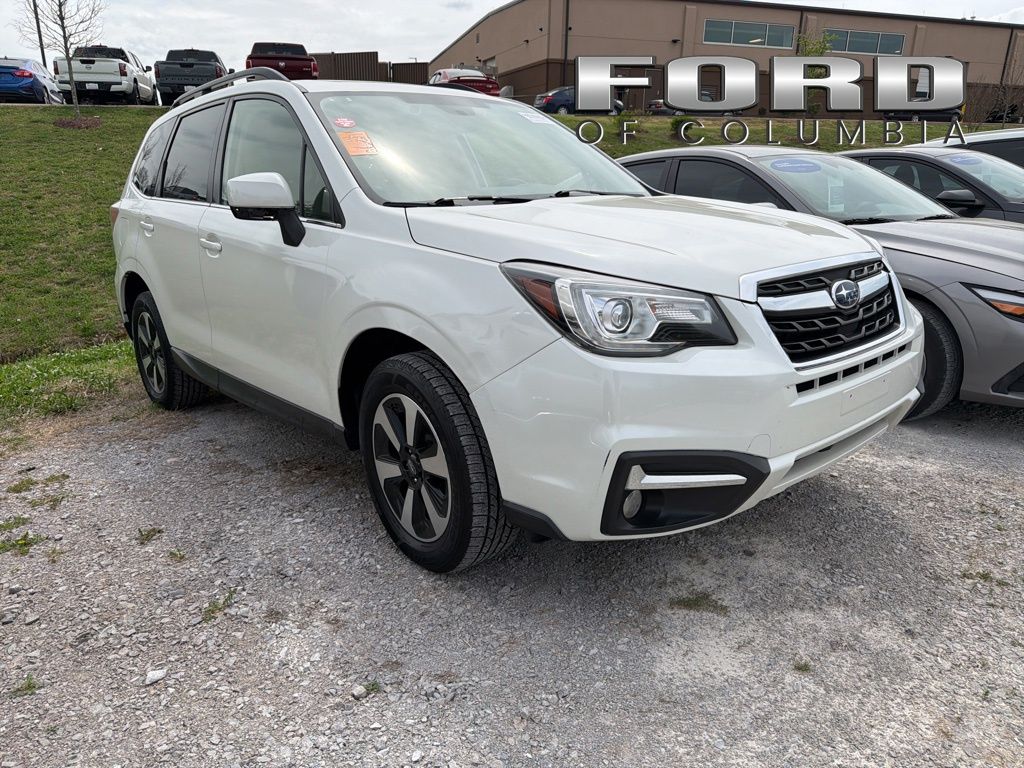 Crystal White Pearl 2018 Subaru Forester 2.5i Limited SUV / Crossover All-Wheel Drive Continuously Variable Transmission