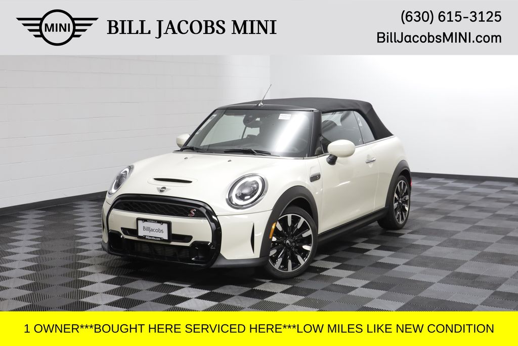 Pepper White 2022 MINI Cooper Convertible Front-Wheel Drive 7-Speed Automatic
