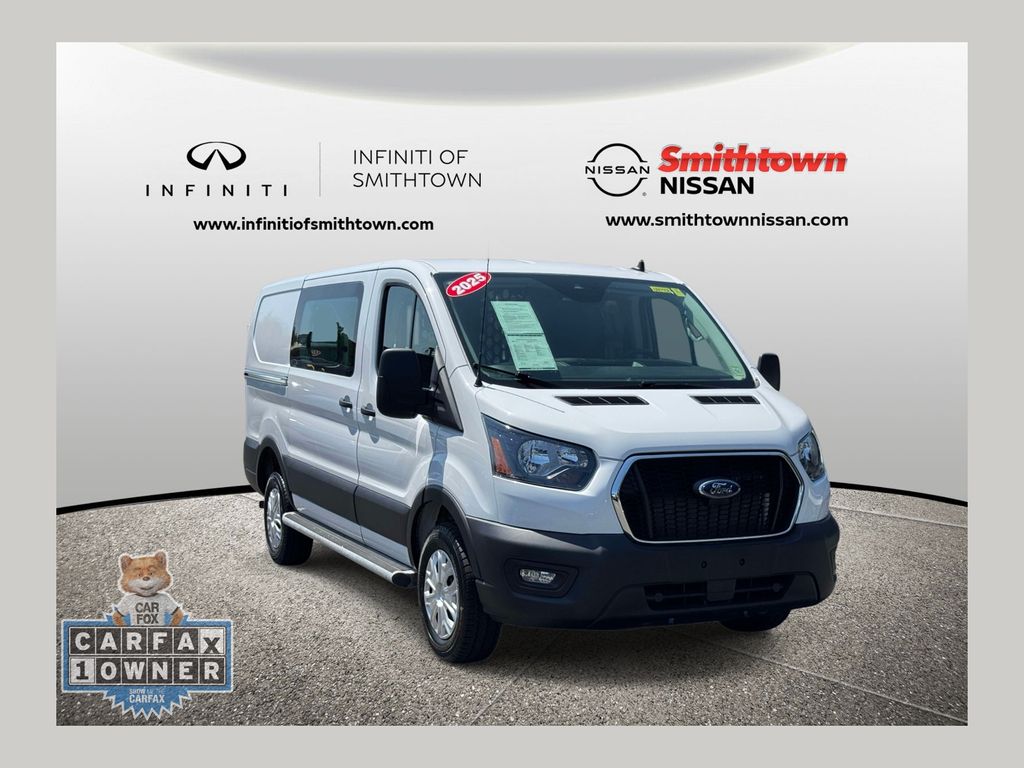Oxford White 2025 Ford Transit Cargo Van Rear-Wheel Drive