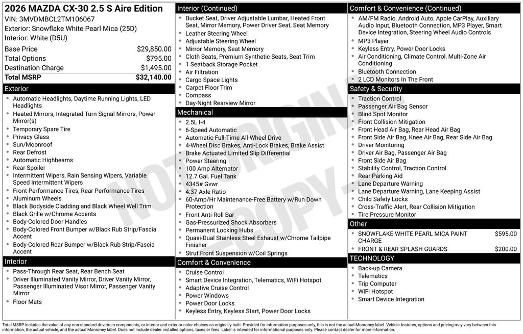 Thumbnail: 2026 Mazda CX-30 - 4