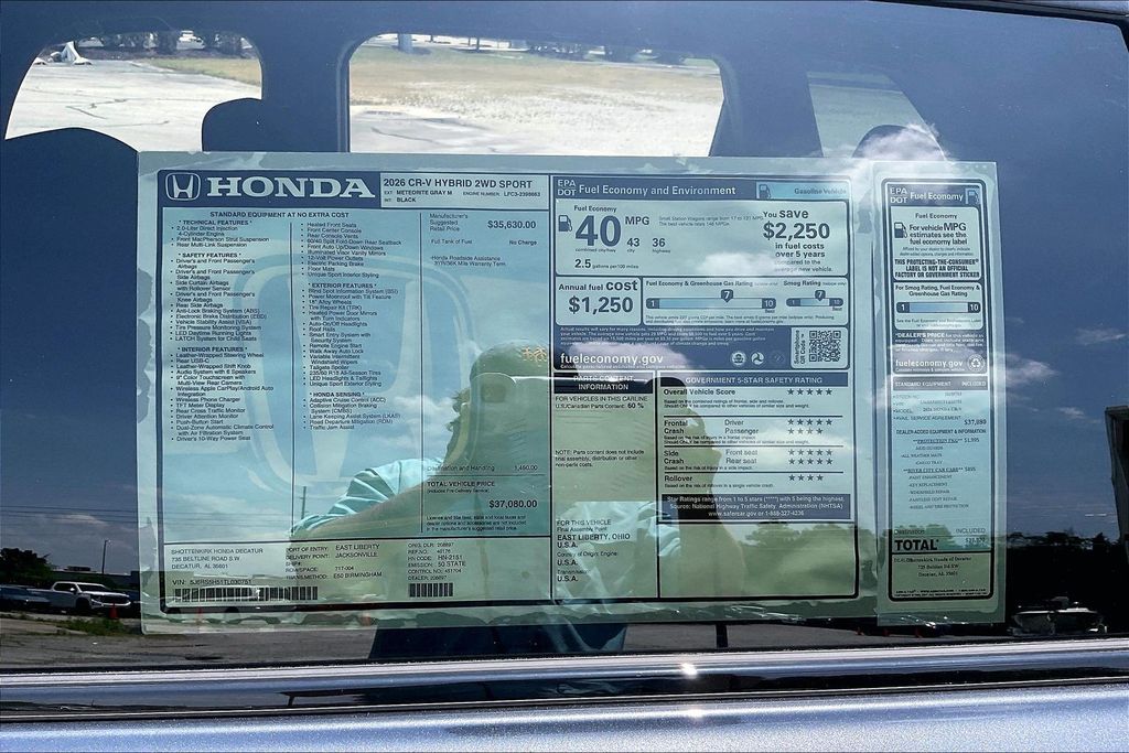 New 2026 Honda CR-V Hybrid SUV
