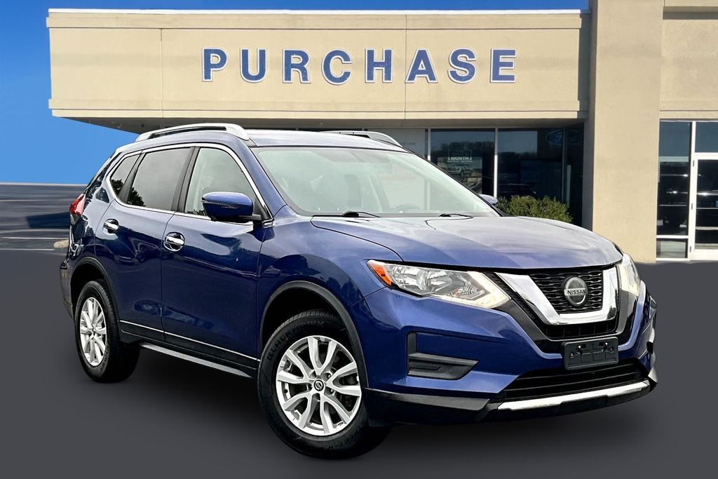 Caspian Blue 2018 Nissan Rogue SUV / Crossover All-Wheel Drive Continuously Variable Transmission