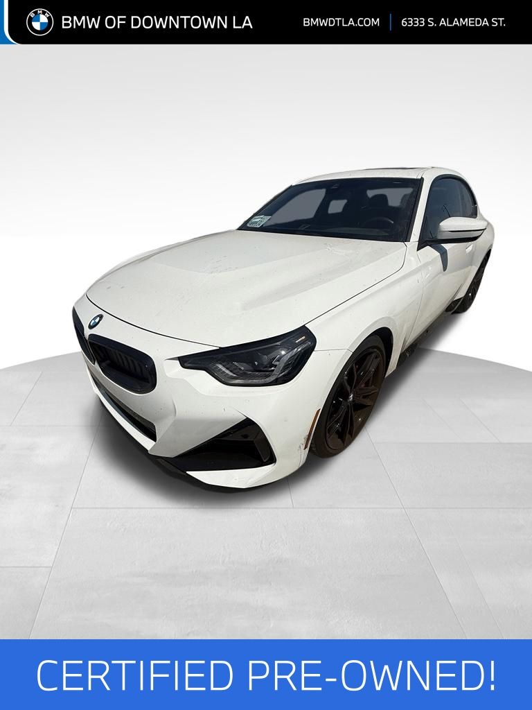 Alpine White 2024 BMW 2 Series Coupe Rear-Wheel Drive 8-Speed Automatic