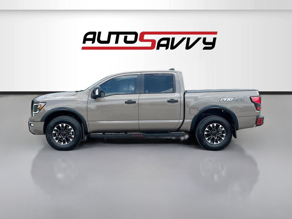 2024 Nissan Titan PRO-4X Beige at AutoSavvy Houston Northwest