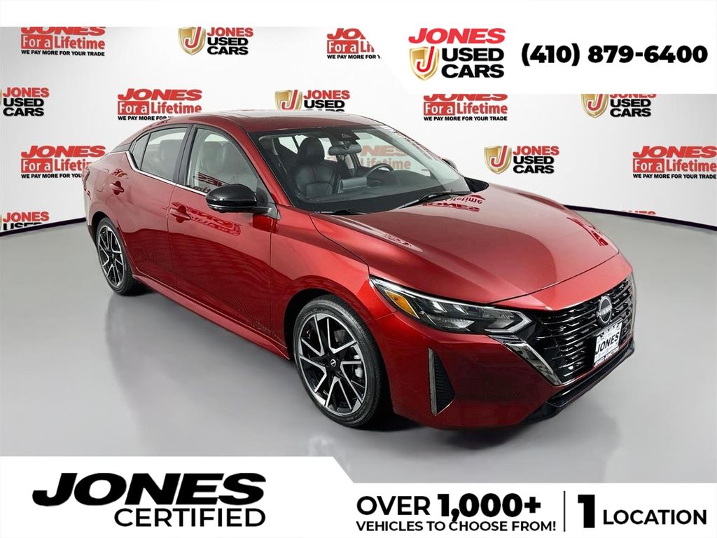 Red (Scarlet Ember Tintcoat) 2025 Nissan Sentra Sedan Front-Wheel Drive Continuously Variable Transmission