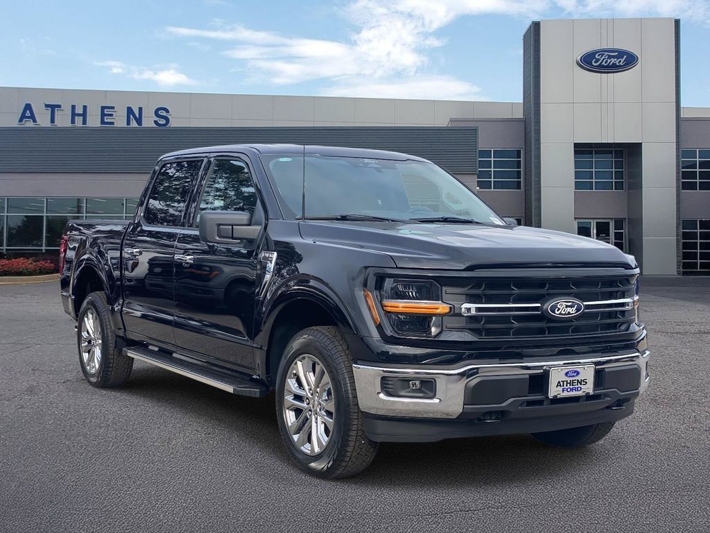 Agate Black Metallic 2026 Ford F-150 Pickup Truck Four-Wheel Drive Automatic