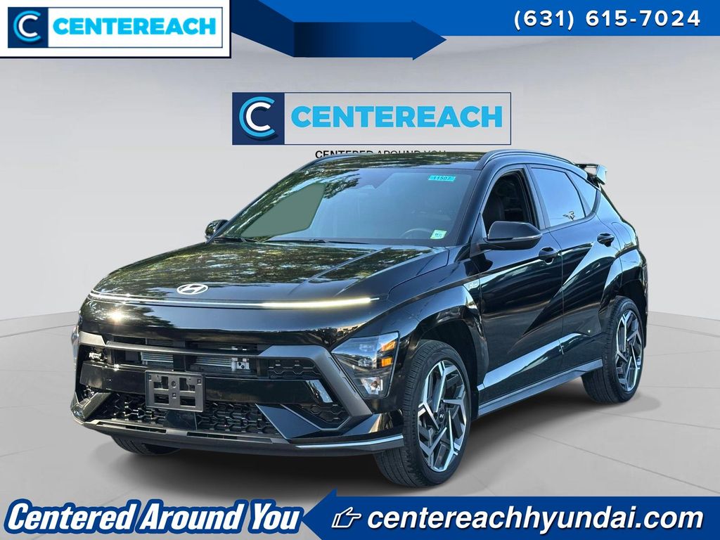 Abyss Black 2025 Hyundai Kona SUV / Crossover All-Wheel Drive 8-Speed Automatic
