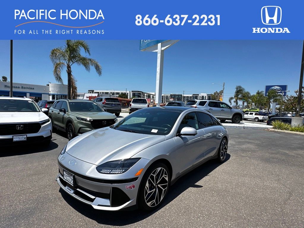 Curated Silver 2023 Hyundai Ioniq 6 Sedan Rear-Wheel Drive 1-Speed Automatic