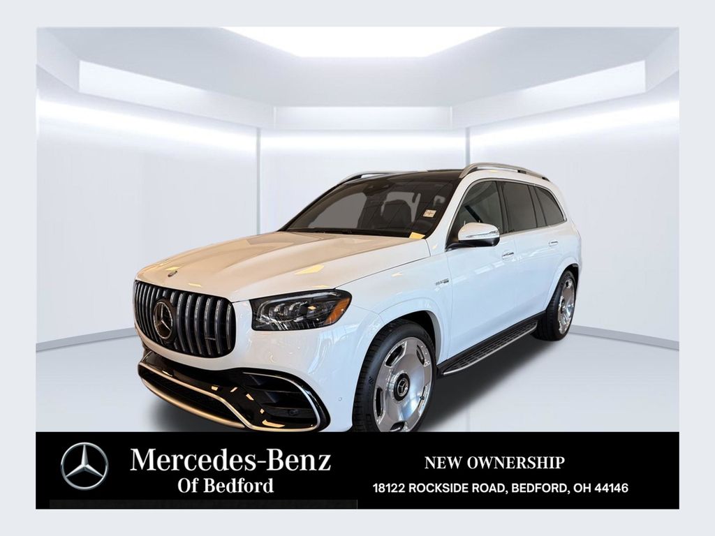 Moonlight White Metallic 2026 Mercedes-Benz GLS SUV / Crossover All-Wheel Drive 9-Speed Automatic
