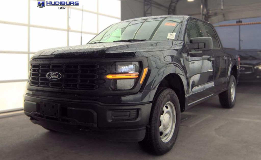 Blue Metallic 2024 Ford F-150 Pickup Truck Four-Wheel Drive Automatic