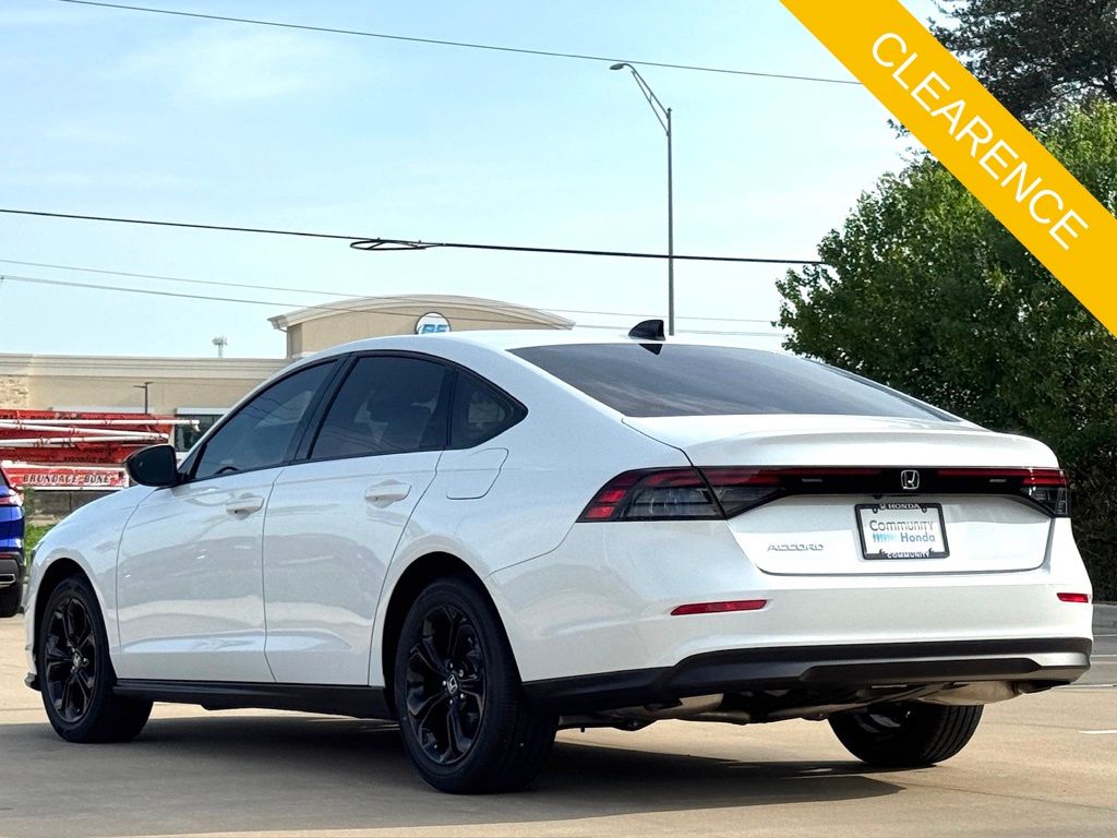 2025 Honda Accord SE White at Community Honda