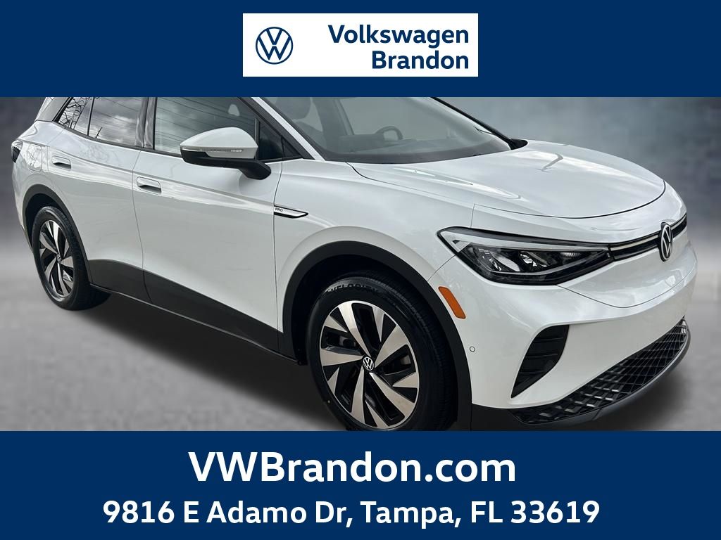 Pure White 2023 Volkswagen ID.4 SUV / Crossover Rear-Wheel Drive Automatic