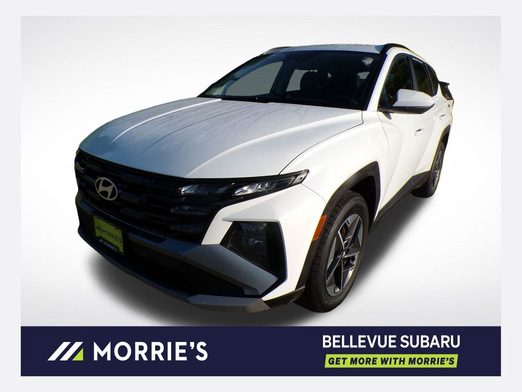 Serenity White Pearl 2025 Hyundai Tucson SUV / Crossover All-Wheel Drive 8-Speed Automatic