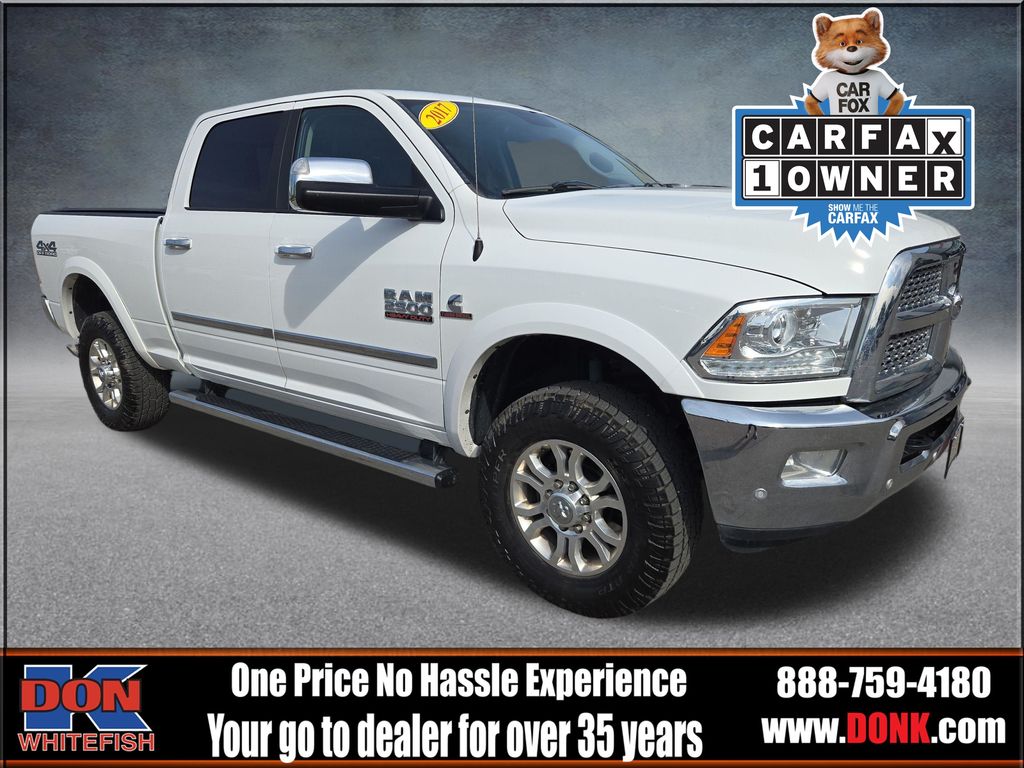 Bright White Clearcoat 2017 RAM 2500 Pickup Truck Four-Wheel Drive 6-Speed Automatic