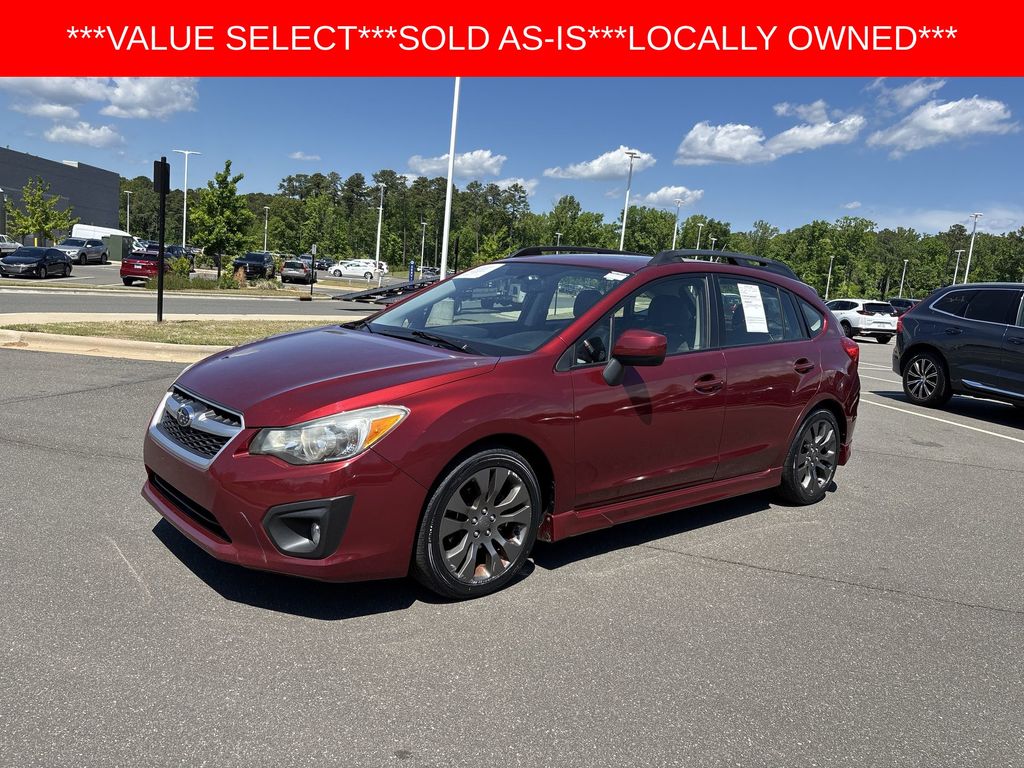 Red (Maroon) 2012 Subaru Impreza 2.0i Sport Limited Hatchback Hatchback All-Wheel Drive Continuously Variable Transmission