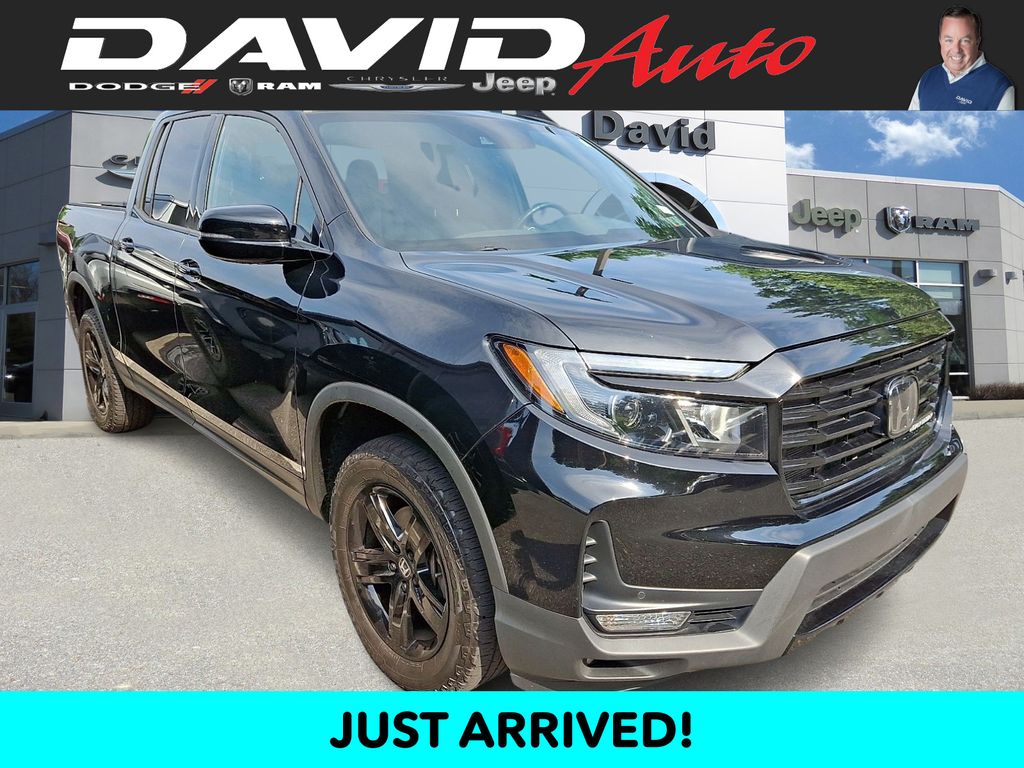 Black 2023 Honda Ridgeline Pickup Truck All-Wheel Drive 9-Speed Automatic