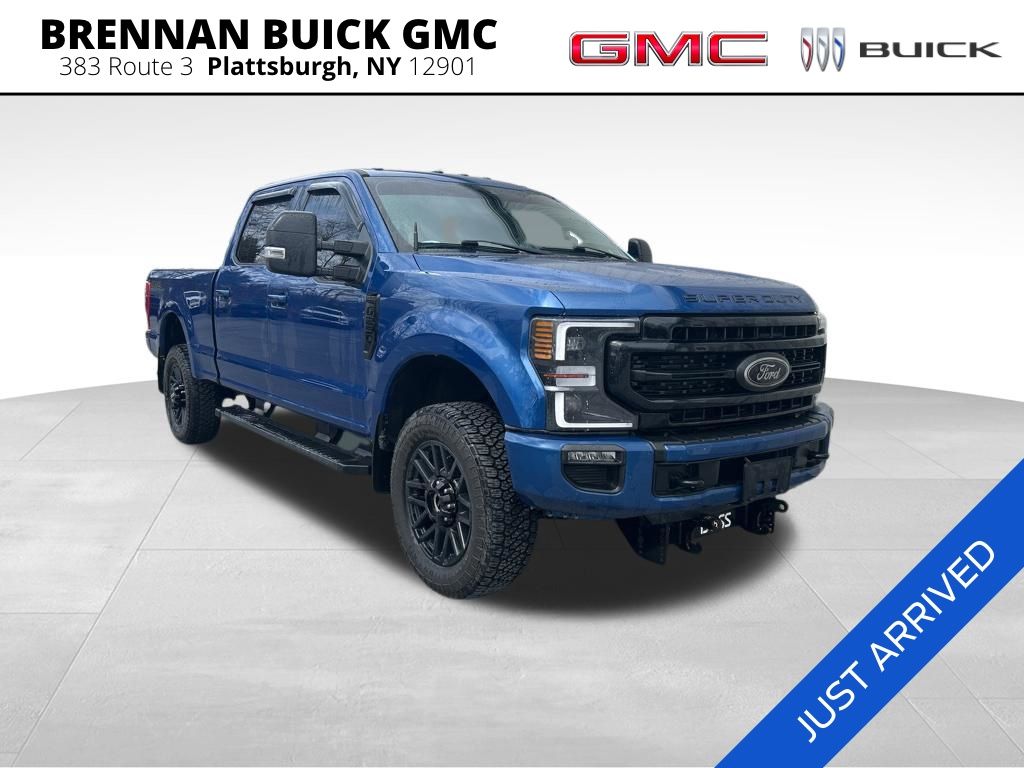 Blue Metallic 2022 Ford F-250 Super Duty Lariat Crew Cab 4WD Pickup Truck Four-Wheel Drive 6-Speed Automatic