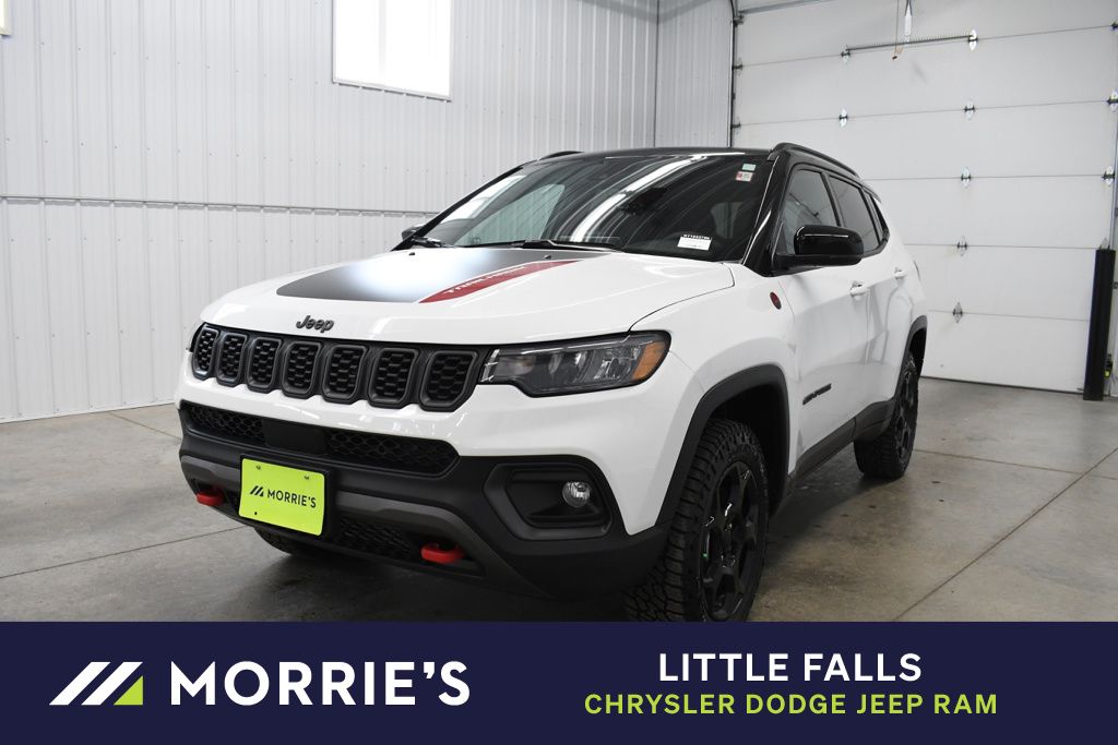 Bright White Clearcoat 2024 Jeep Compass Trailhawk 4WD SUV / Crossover Four-Wheel Drive 8-Speed Automatic