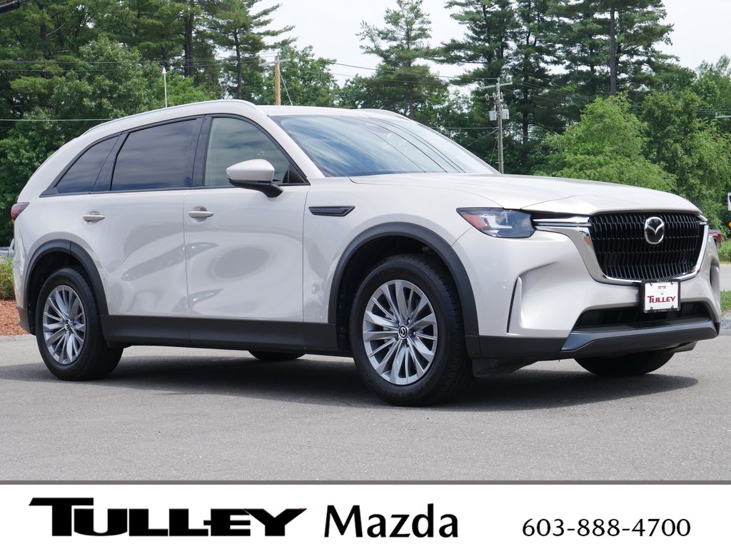 Gray (Platinum Quartz) 2024 Mazda CX-90 3.3 Turbo Preferred AWD SUV / Crossover All-Wheel Drive 8-Speed Automatic