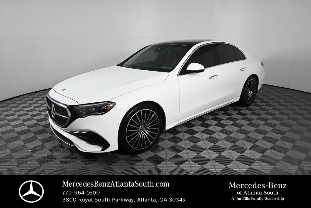 Polar White 2026 Mercedes-Benz E-Class Sedan Rear-Wheel Drive 9-Speed Automatic