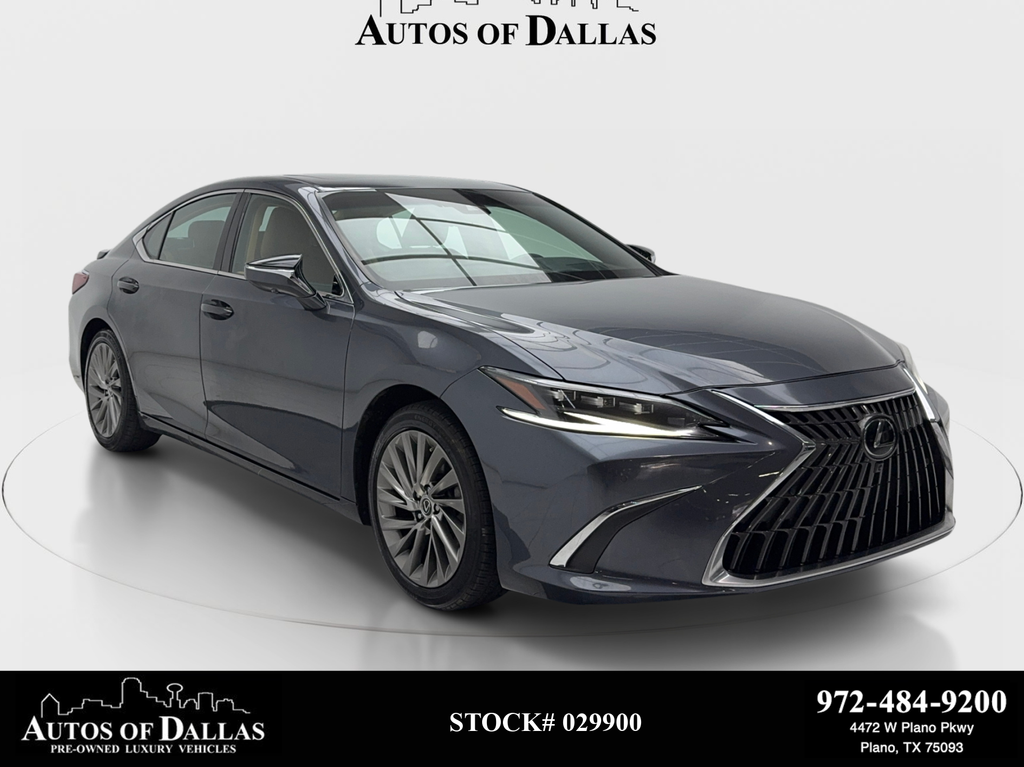 Gray 2023 Lexus ES Hybrid Sedan Front-Wheel Drive Continuously Variable Transmission