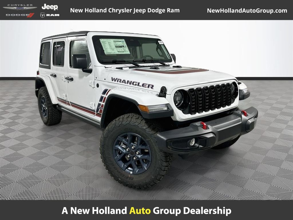 Bright White Clearcoat 2026 Jeep Wrangler SUV / Crossover Four-Wheel Drive 8-Speed Automatic