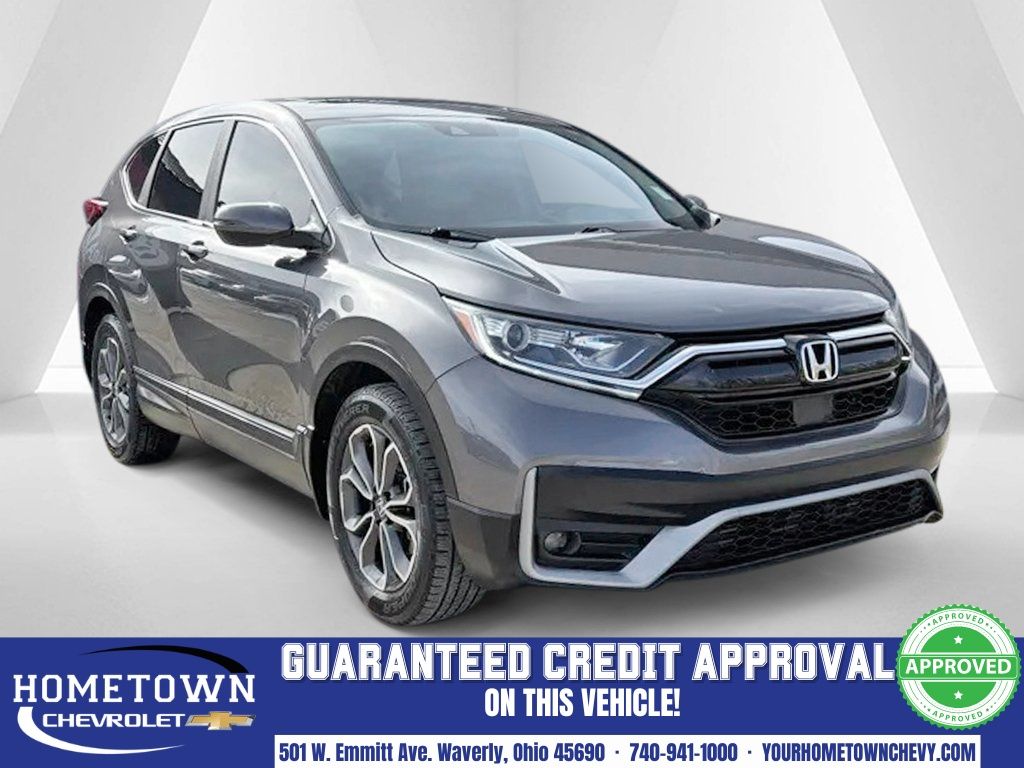 Gray 2021 Honda CR-V EX-L FWD SUV / Crossover Front-Wheel Drive Continuously Variable Transmission
