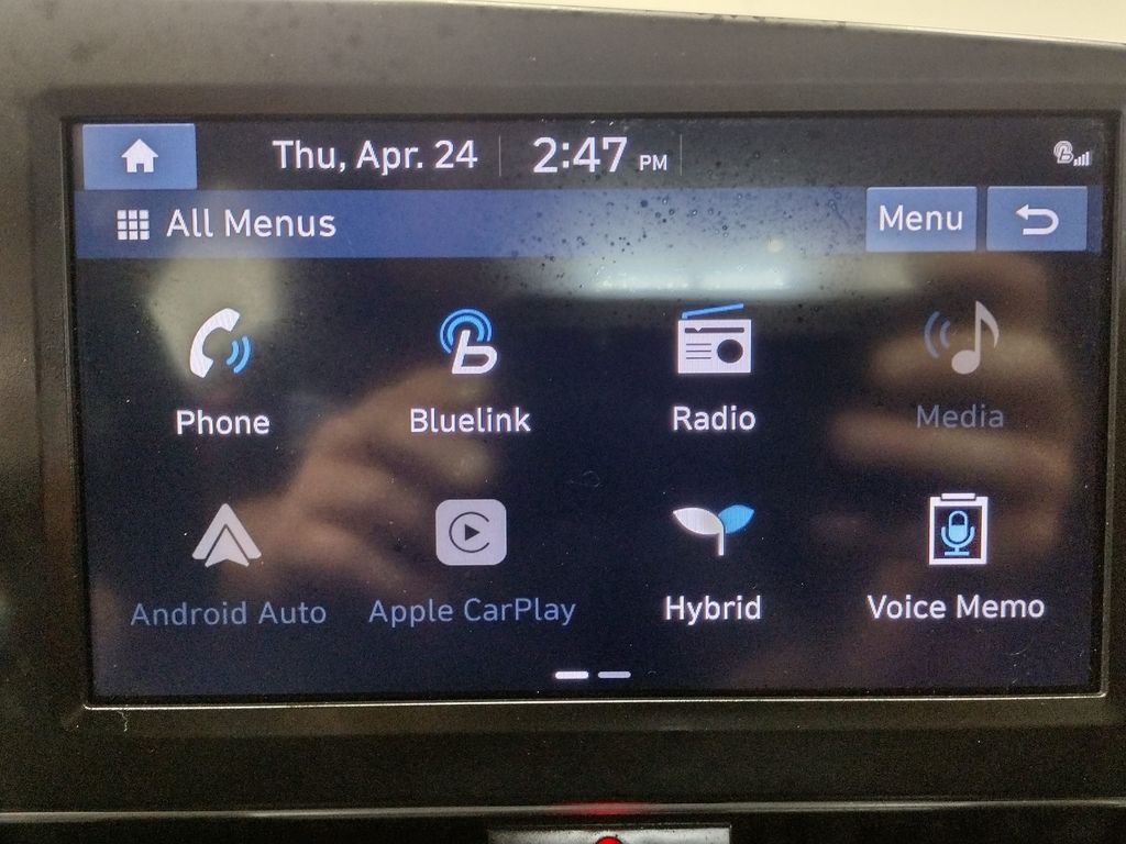 2022 Hyundai Elantra Hybrid Blue