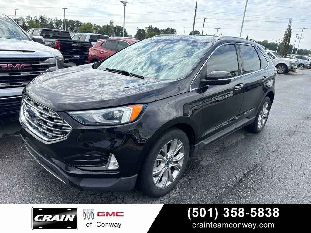 Agate Black Metallic 2019 Ford Edge SUV / Crossover All-Wheel Drive 8-Speed Automatic