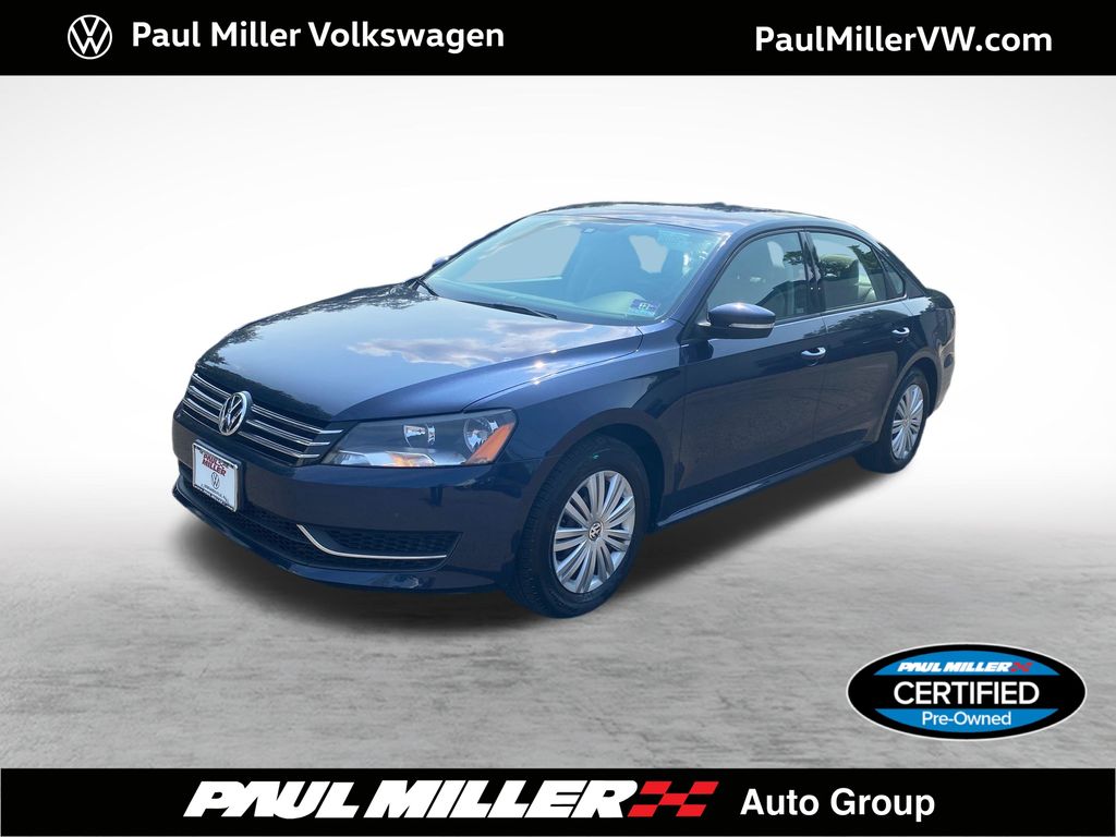 Blue 2015 Volkswagen Passat Sedan Front-Wheel Drive 6-Speed Automatic