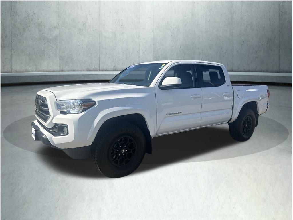 Super White 2019 Toyota Tacoma Pickup Truck Four-Wheel Drive 6-Speed Automatic