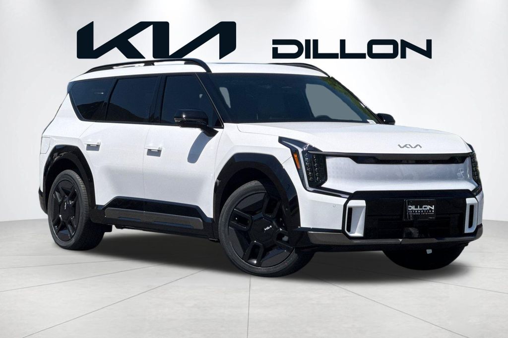 Glacial White 2026 Kia EV9 SUV / Crossover All-Wheel Drive 1-Speed Automatic