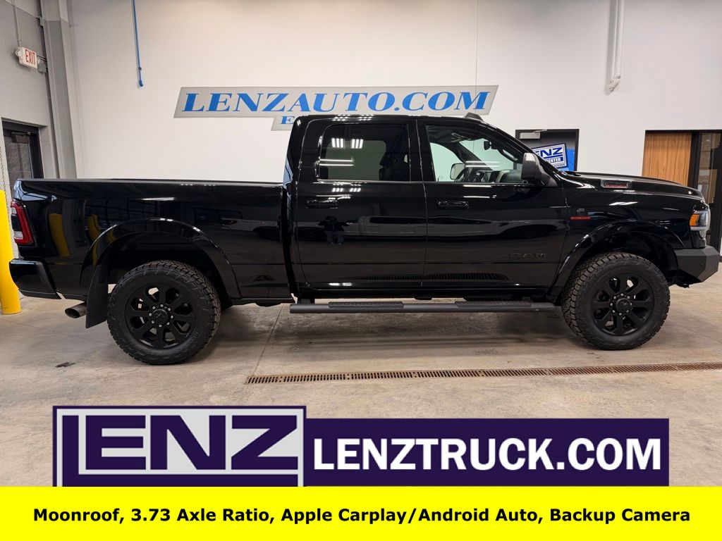 Diamond Black Crystal Pearlcoat 2019 RAM 2500 Laramie Crew Cab 4WD Pickup Truck Four-Wheel Drive 6-Speed Automatic