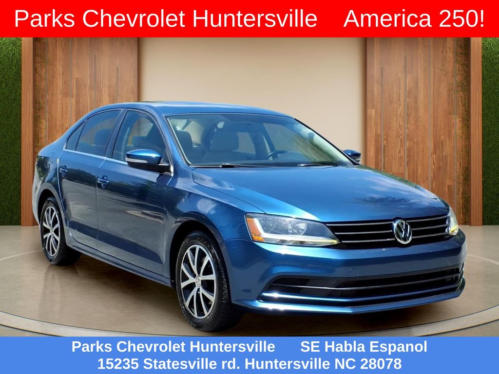 Blue Metallic 2017 Volkswagen Jetta Sedan Front-Wheel Drive 6-Speed Automatic
