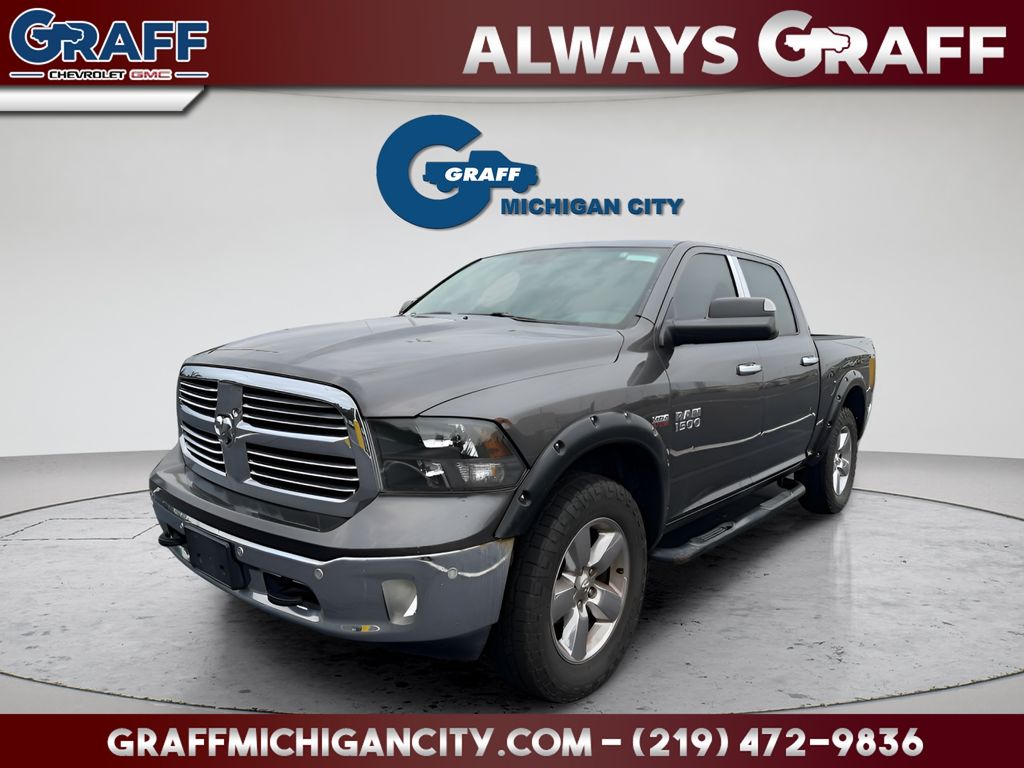 Gray (Granite Crystal Metallic Clearcoat) 2014 RAM 1500 Pickup Truck Four-Wheel Drive 8-Speed Automatic