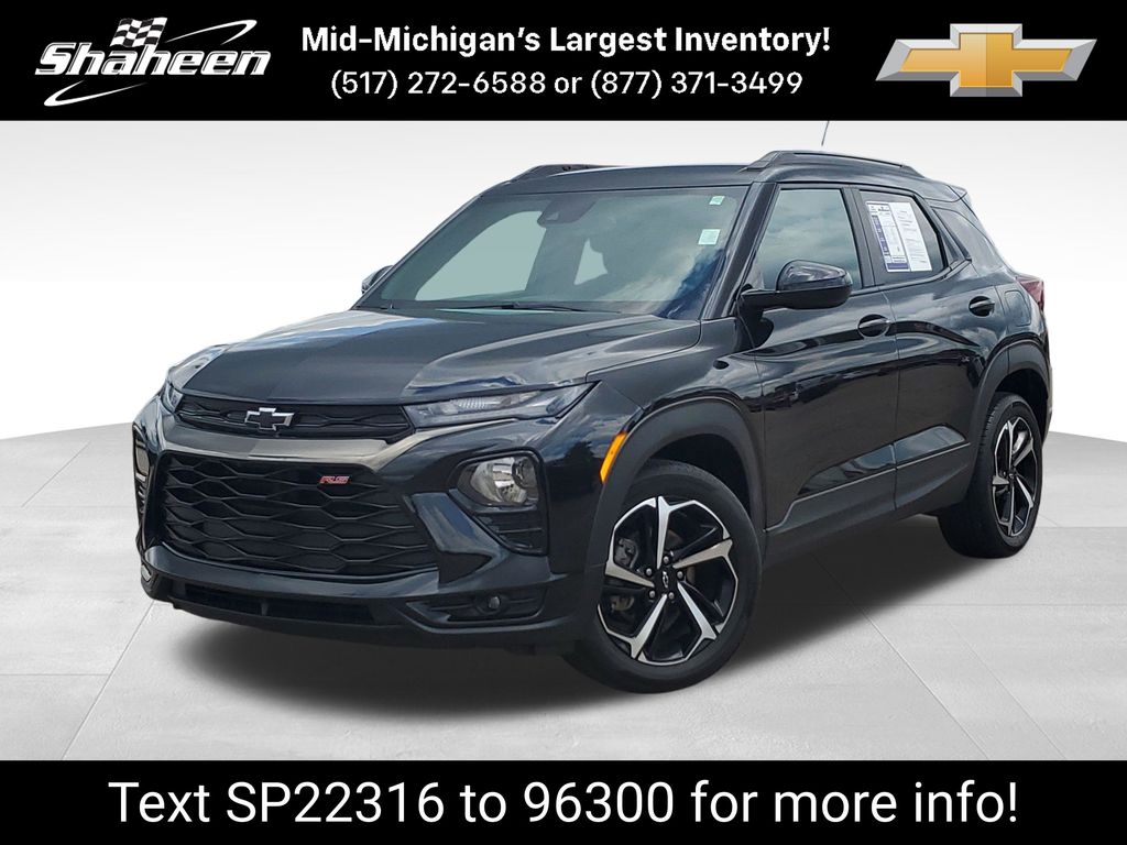 Mosaic Black Metallic 2023 Chevrolet Trailblazer SUV / Crossover Front-Wheel Drive Continuously Variable Transmission