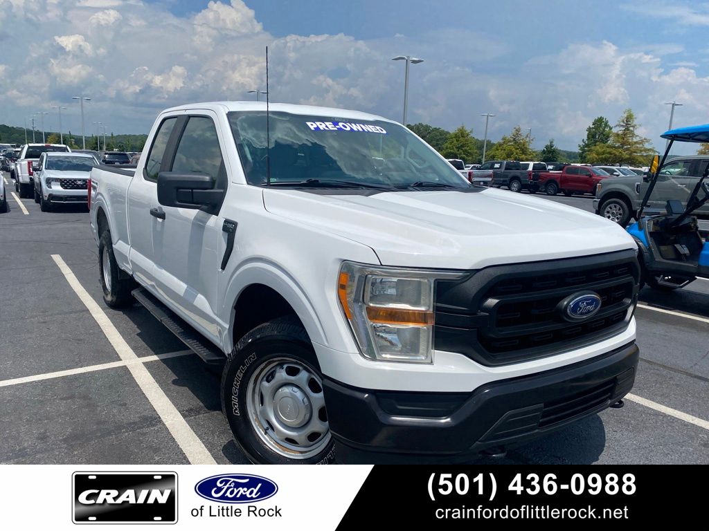 Oxford White 2021 Ford F-150 Pickup Truck Four-Wheel Drive Automatic