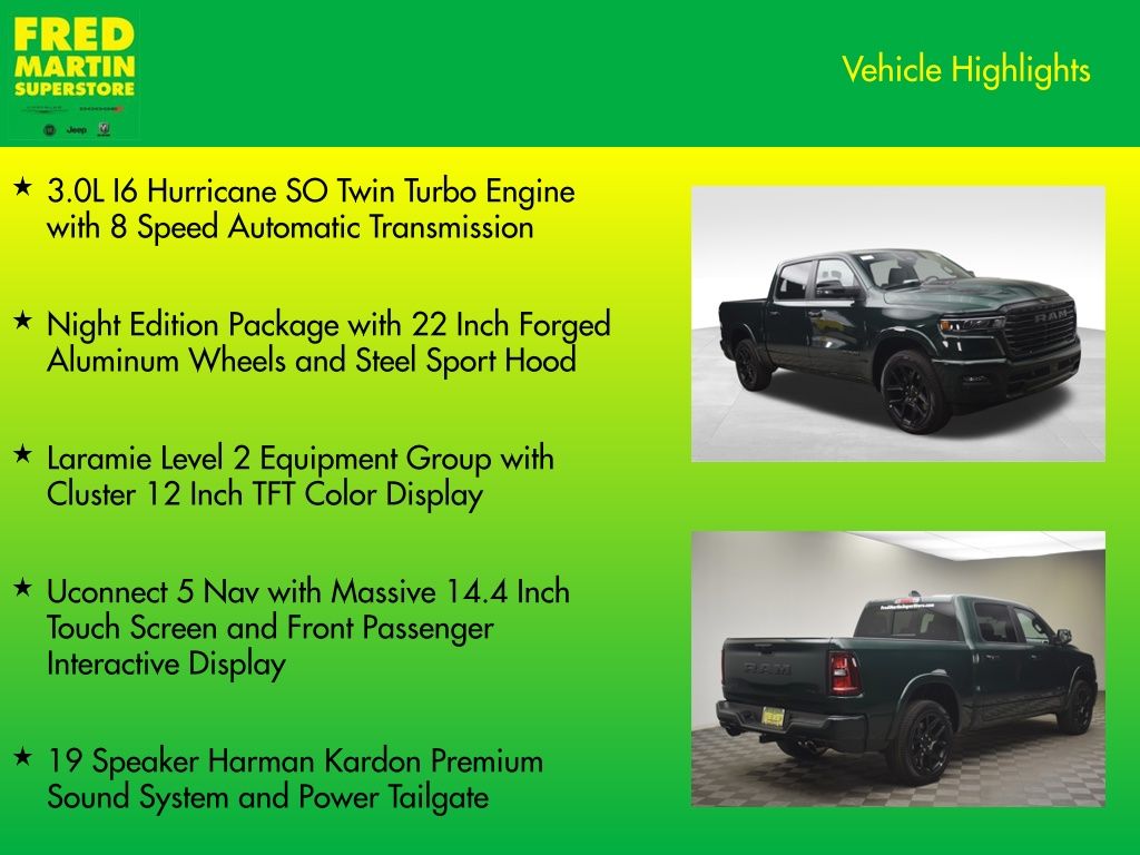 new 2026 Ram 1500 car, priced at $62,176