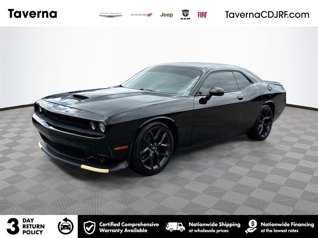 Pitch Black Clearcoat 2021 Dodge Challenger Coupe Rear-Wheel Drive 8-Speed Automatic