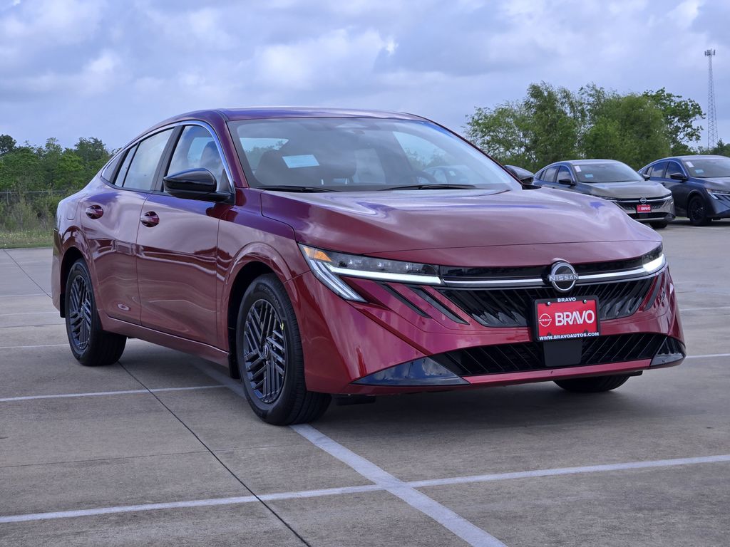 2026 Nissan Sentra SV Red at Central Houston Nissan