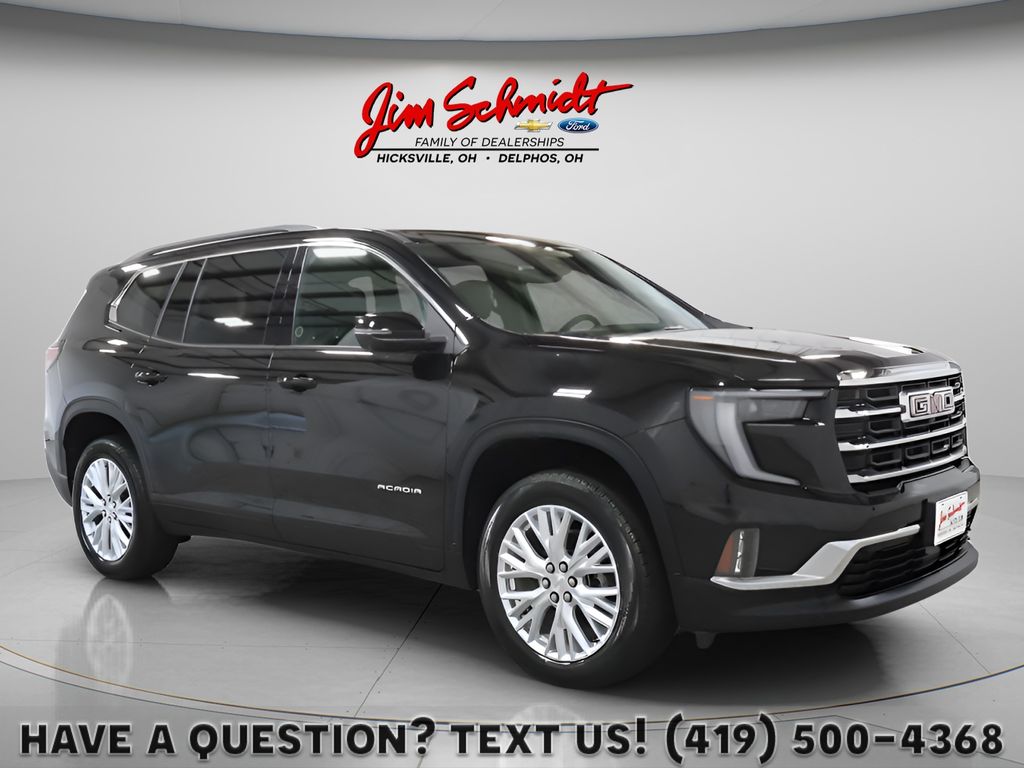 Black (Ebony Twilight Metallic) 2025 GMC Acadia Elevation AWD SUV / Crossover Four-Wheel Drive 8-Speed Automatic