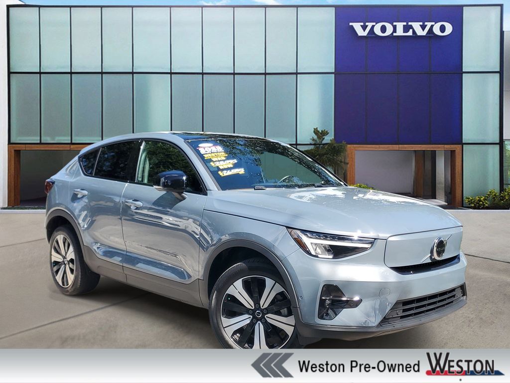 Silver Dawn Metallic 2023 Volvo C40 Recharge SUV / Crossover All-Wheel Drive 1-Speed Automatic