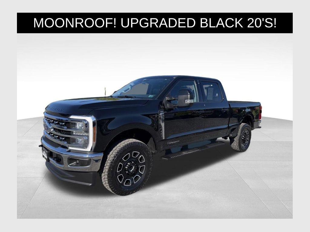Agate Black Metallic 2025 Ford F-350 Super Duty Pickup Truck Four-Wheel Drive Automatic