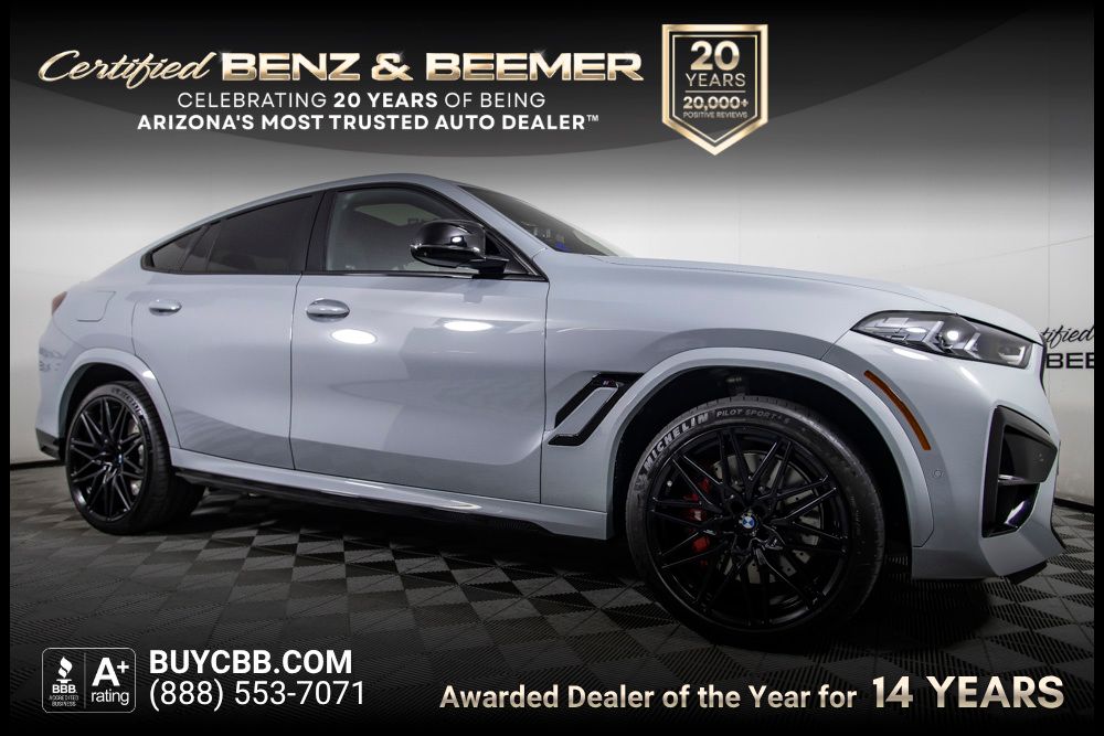 Brooklyn Gray Metallic 2024 BMW X6 M SUV / Crossover All-Wheel Drive 8-Speed Automatic
