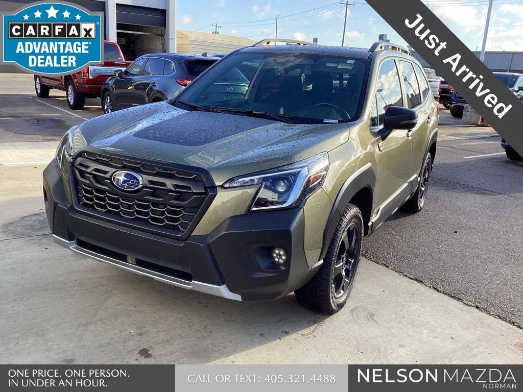 Autumn Green Metallic 2022 Subaru Forester Wilderness Crossover AWD SUV / Crossover All-Wheel Drive Continuously Variable Transmission